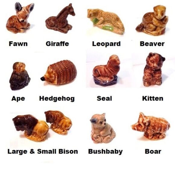 Vintage Wade Whimsies Collectibles Lot of 12 Animal Figurines - Picture 1 of 12